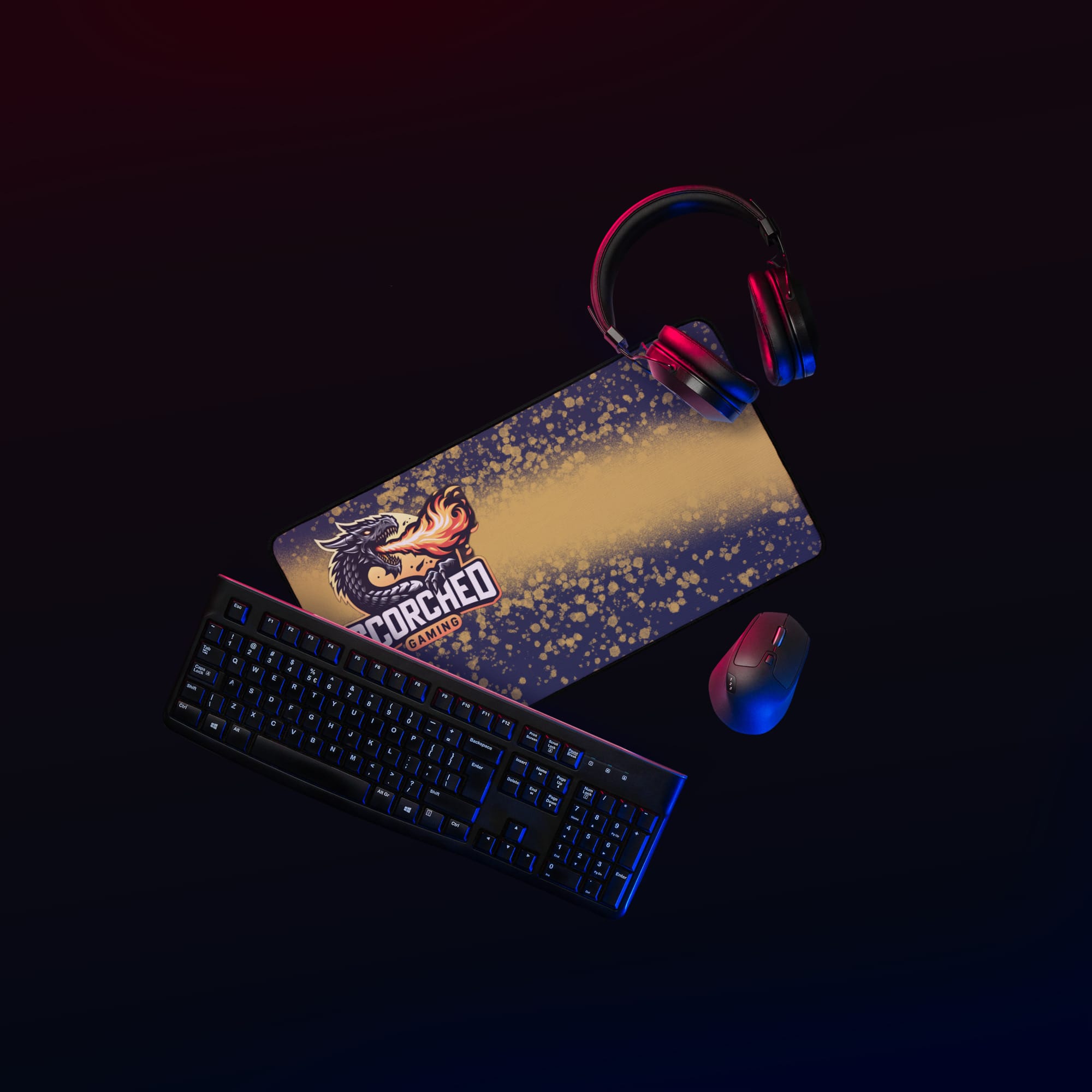 Scorched Gaming Desk mat - Image 2